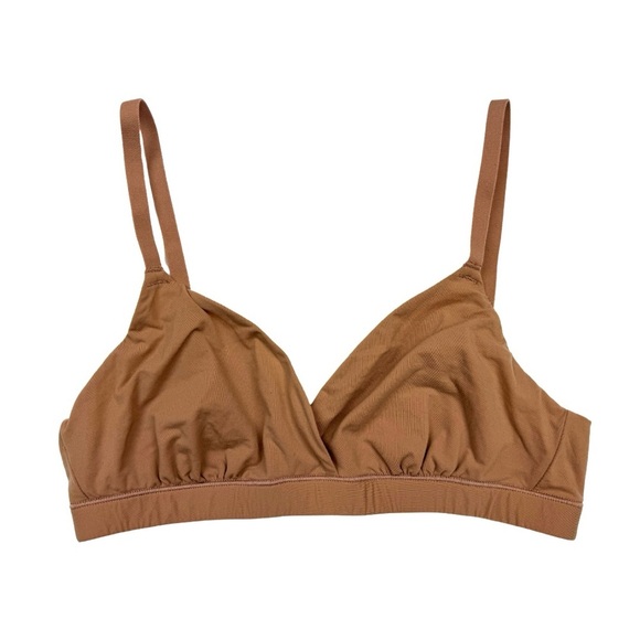 Skims Fits Everybody Crossover Bralette Nude Beige XS - Picture 1 of 4